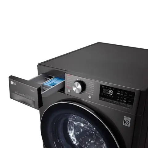 LG Black Front Loader Washing Machine F4V9BWP2E