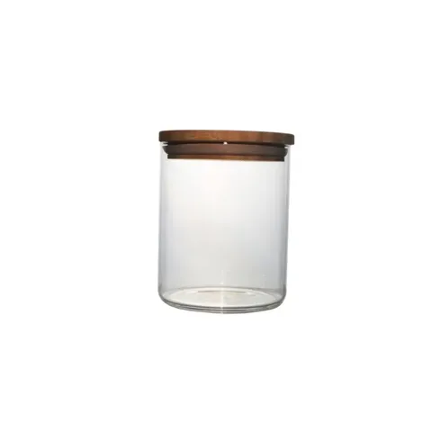 Funkilines 700ml Glass Canister With Bamboo Lid