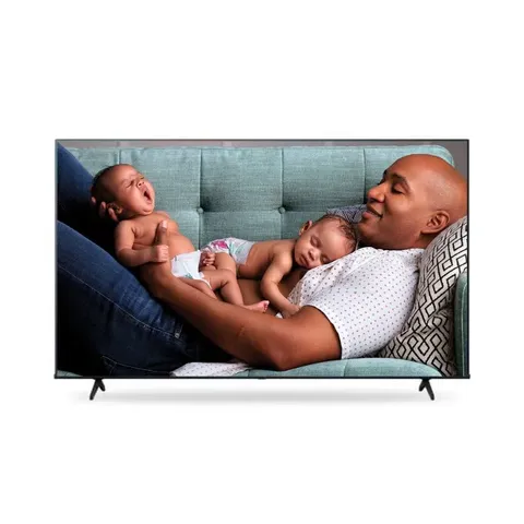Hisense 70 Inch UHD 4K Smart TV 70A6K Father and kids