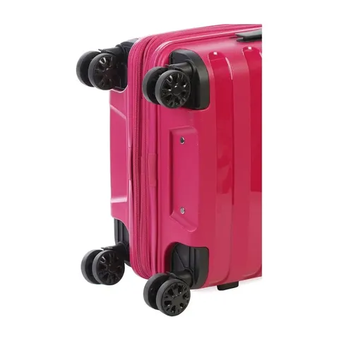 Cellini Sonic 4 Wheel Pink Trolley Case