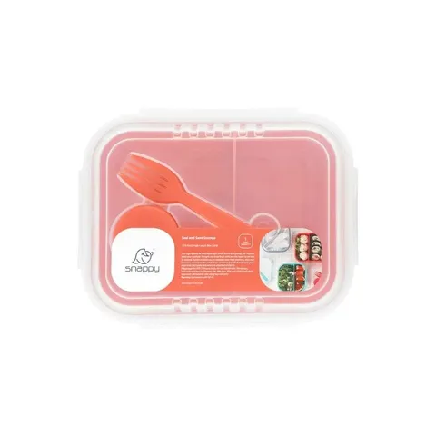 Legend Snappy 1.7L Coral Lunch Box Top